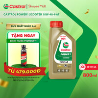 Dầu nhớt xe tay ga Castrol POWER1 SCOOTER 10W-40 4-AT (0.8L)