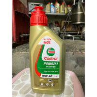 Dầu nhớt xe tay ga Castrol POWER1 SCOOTER 4T 10W-40 0.8L, 1L