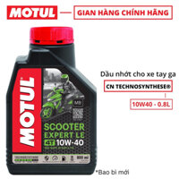 Dầu nhớt xe tay ga MOTUL SCOOTER EXPERT LE 10W40 800ML