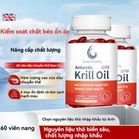 Dầu nhuyễn thể Antarctic Krill Oil with Omega-3 EPA/DHA, 2000 mg nhập khẩu UK - TenKe Healthy 60 viên nang💠💠