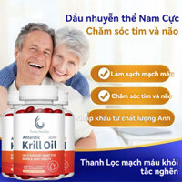 Dầu nhuyễn thể Antarctic Krill Oil with Omega-3 EPA/DHA, 2000 mg nhập khẩu UK - TenKe Healthy 60 viên nang,chính hãng