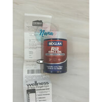 Dầu Nhuyễn Thể Bioglan Red Krill Oil 60 viên 1000mg hỗ trợ khớp, tim và não - bill hàng air ✈️ từ Úc về