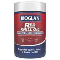 Dầu nhuyễn thể Bioglan Red Krill Oil Double Strength 1000mg 60 Viên