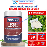Dầu Nhuyễn Thể Bioglan Red Krill Oil 1000mg - Lọ 60 Viên Của Úc [HSD T12/2026]