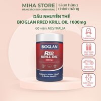Dầu nhuyễn thể Bioglan Red Krill Oil 1000mg 60 viên của Úc