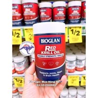 Dầu nhuyễn thể Bioglan Red Krill Oil double strength 1000mg 60 viên