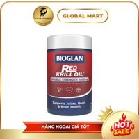 Dầu Nhuyễn Thể Bioglan Red Krill Oil 1000mg của Úc Bổ Xương Khớp, Tim Mạch, Trí Não 60 Viên