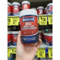 Dầu Nhuyễn Thể Bioglan Red Krill Oil 1000mg 60 Viên - DẦU NHUYỄN THỂ HỖ TRỢ TIM MẠCH, KHỚP, NÃO LIỀU CAO