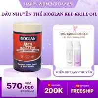 Dầu Nhuyễn Thể Bioglan Red Krill Oil 1000mg 60 Viên.