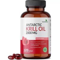 Dầu nhuyễn thể Bronson Antarctic Krill Oil 2000 mg 120 viên USA