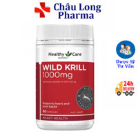 Dầu nhuyễn thể Healthy Care Wild Krill Oil 1000mg 60 viên của Úc
