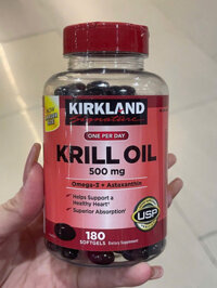 Dầu nhuyễn thể Kirkland Krill Oil 500mg 160 viên