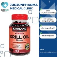 Dầu nhuyễn thể Kirkland Signature Krill Oil 500mg 160 viên của Mỹ