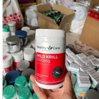 Dầu Nhuyễn thể liều cao Healthy Care Wild Krill Oil 1000mg