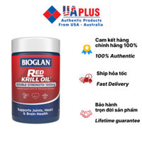 Dầu nhuyễn thể Úc Bioglan Red Krill Oil 1000mg 60 viên dầu tôm đỏ