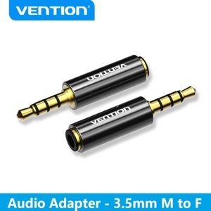 Đầu nối audio 3.5mm (M) to 3.5mm (F) Vention VAB-S06