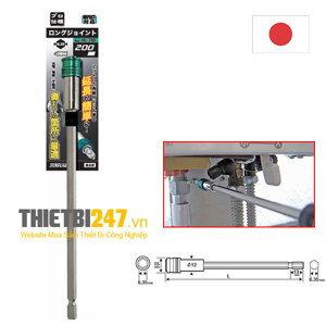 Đầu nối dài tua vít Sunflag JRL-200