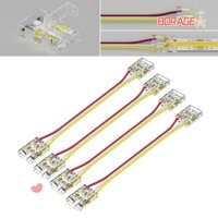 Đầu Nối Dây Đèn led Bằng Nhựa 3pin 10mm Không Hàn Ánh Sáng Đồng