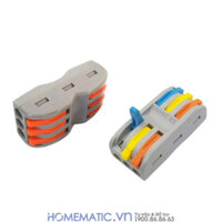 Đầu nối dây điện 3 dây pha 3 cổng chia màu KV774-3P3C