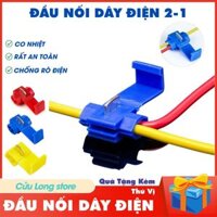 Đầu Nối Dây Điện Chữ T 1 Chia 2 Nhanh Thông Minh Gọn Gàng Chắc Chắn ghíp khớp nối kẹp an toàn phòng tránh rủi ro rò điện