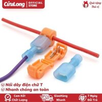 Đầu Nối Dây Điện Nhanh Chữ T thông minh cút nối chia dây chống nước chịu tải giắc nối cáp điện an toàn chống cháy cho nhà ô tô xe máy