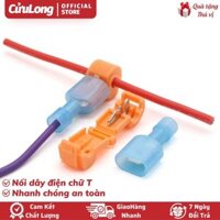 Đầu Nối Dây Điện Nhanh Chữ T thông minh cút nối chia dây chống nước chịu tải giắc nối cáp điện an toàn chống cháy cho nhà ô tô xe máy