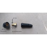 đầu nối dây máy hàn  giá 1 giắc đực và 1 giắc cái nối máy hàn loại to