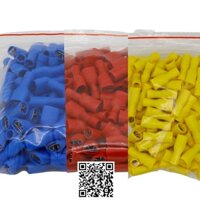 Đầu nối đực cái FDFD5.5-250, MDD5.5-250 (100 cái). đầu cose ghim capa đực cái bọc nhựa