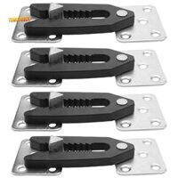 Đầu nối ghế cắt, 4 chiếc Sofa kim loại Khớp nối Snap Cá sấu Phong cách Phần Đầu nối ghế