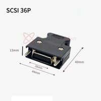 Đầu nối hàn cáp SCSI SM-36P Servo, encoder chân đực