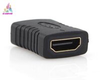 Đầu nối HDMI Đầu nối HDMI 2 đầu âm Connect Adapter (Đen) Tiện ích hơn Cáp chuyển đổi HDMI sang VGA HDMI To VGA Adapter Cáp tín hiêu Cáp âm thanh thiết bị kết nối