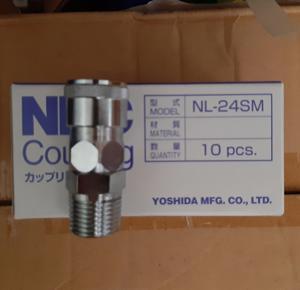 Đầu nối khí nén nhật ren 1/2″ NKC NL-24SM