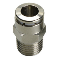 ĐẦU NỐI KHÍ THẲNG REN NGOÀI INOX 10R03 (PHI 10 REN 17)