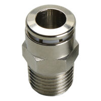 ĐẦU NỐI KHÍ THẲNG REN NGOÀI BẰNG THAU 10R02 (PHI 10 REN 13)