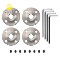 Đầu nối khớp nối mặt bích 8mm, Phụ kiện khớp nối mô hình thép hướng dẫn cứng nhắc, Phụ kiện trục trục cho động cơ mô hình RC (4 gói)