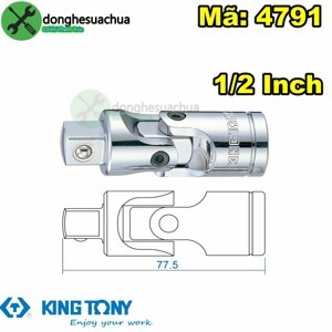 Đầu nối lắc léo 1/2" Kingtony 4791