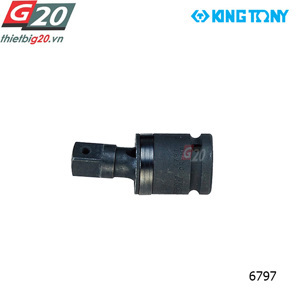 Đầu nối lắc léo đen 3/4" Kingtony 6797