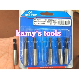 Đầu nối lục giác sang bắn vít 1/4 Kingtony 750-60