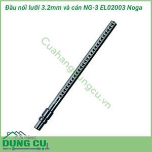 Đầu nối lưỡi 3.2mm và cán NG-3 Noga EL02003
