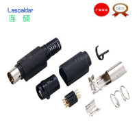 Đầu nối MINI DIN 3P 4P 5P 6P 7P 8P 9P cho bàn phím và chuột PS2, đầu nối nam nữ, đầu nối S-Video 8P