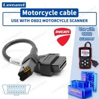 Đầu nối mở rộng cáp chẩn đoán DUCATI 4pin đến 16pin cho cáp chuyển đổi chẩn đoán xe máy DUCATI Mã lỗi OBD đọc và làm sạch cáp xe máy ELM327 O