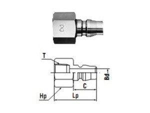 Đầu nối nhanh Nitto 20PF