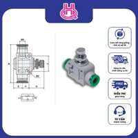 Đầu nối ống khí nén Pneumax định hướng cho van series ART.T31