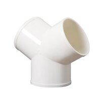 Đầu nối ống thông gió loại Y, giảm tốc ống xả bằng nhôm lá, đầu nối ống hình chữ Y 100 150, đầu nối nhựa đa năng