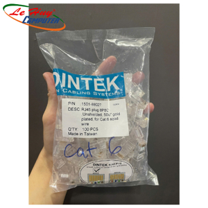 Đầu nối RJ-45 Dintek CAT6 Modular Plug (1501-88027)