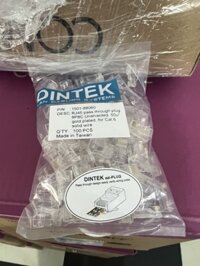 Đầu nối RJ45 Cat6 kiểu xuyên thấu, (100c/bịch), hiệu Dintek P/N: 1501-88060