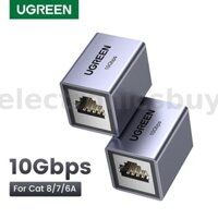 Đầu nối UGREEN RJ45 Bộ mở rộng mạng 10Gbps cho Cat8 Cat7 Cat6 Bộ chuyển đổi cáp Ethernet Gigabit Nữ sang Nữ