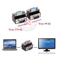Đầu Nối VGA Đầu Đực-Cái bẻ vuông góc 90 độ 270 độ cắm máy tính