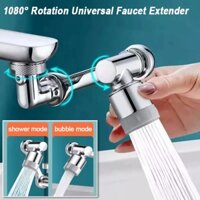 Đầu Nối Vòi Nước INOX Thông Minh Xoay 1080° Khớp nối vòi nước Cho Bồn Rửa Với 2 Chế Độ Phun Nước