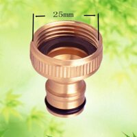 ĐẦU NỐI ZEN TRONG 25MM RA KHỚP NỐI NHANH -ĐỒNG THAU - 521